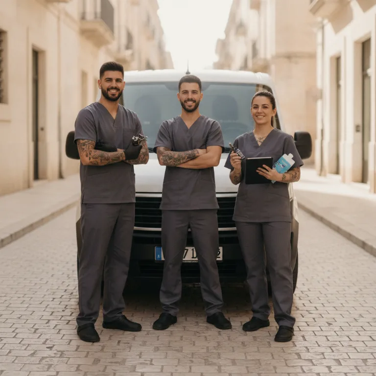 Tatuatore team a Vittoria